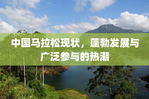 中国马拉松现状，蓬勃发展与广泛参与的热潮
