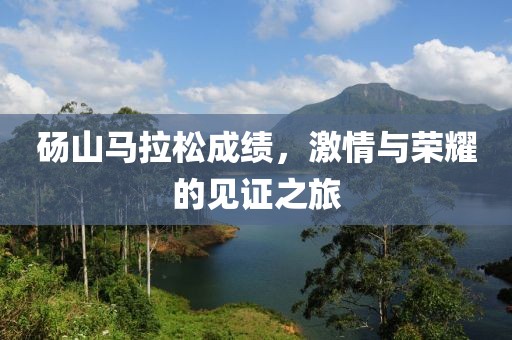 砀山马拉松成绩，激情与荣耀的见证之旅