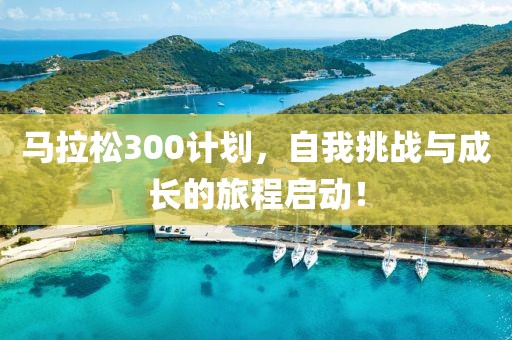 马拉松300计划，自我挑战与成长的旅程启动！