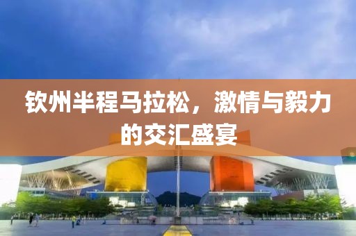 钦州半程马拉松，激情与毅力的交汇盛宴