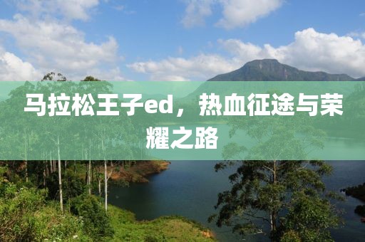 马拉松王子ed，热血征途与荣耀之路