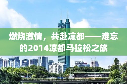 燃烧激情，共赴凉都——难忘的2014凉都马拉松之旅