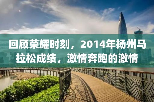回顾荣耀时刻，2014年扬州马拉松成绩，激情奔跑的激情