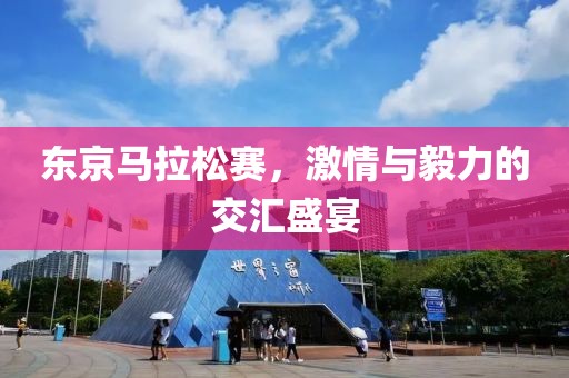 东京马拉松赛，激情与毅力的交汇盛宴