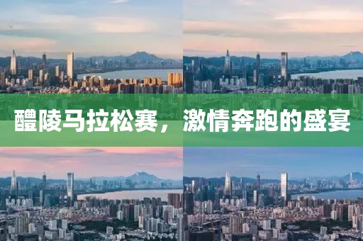 醴陵马拉松赛，激情奔跑的盛宴