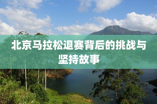 北京马拉松退赛背后的挑战与坚持故事