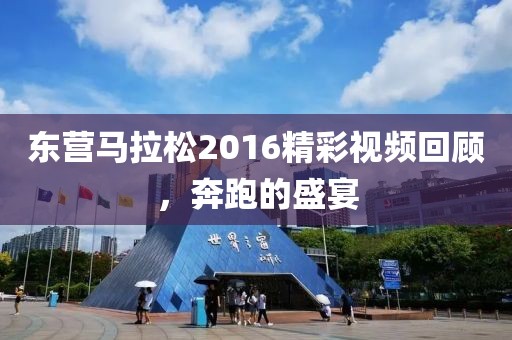 东营马拉松2016精彩视频回顾，奔跑的盛宴