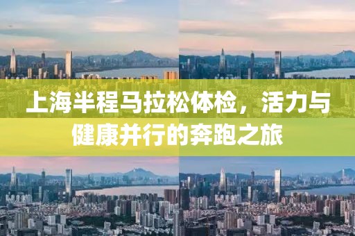 上海半程马拉松体检，活力与健康并行的奔跑之旅