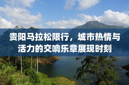 贵阳马拉松限行，城市热情与活力的交响乐章展现时刻