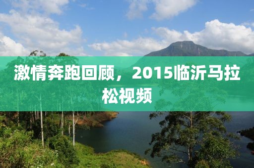 激情奔跑回顾，2015临沂马拉松视频
