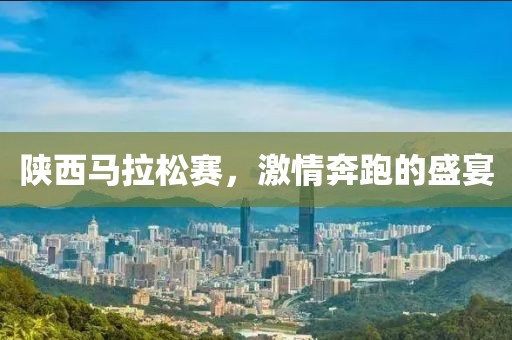 陕西马拉松赛，激情奔跑的盛宴