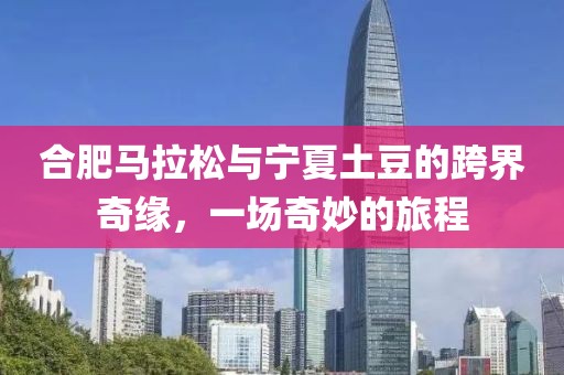 合肥马拉松与宁夏土豆的跨界奇缘，一场奇妙的旅程