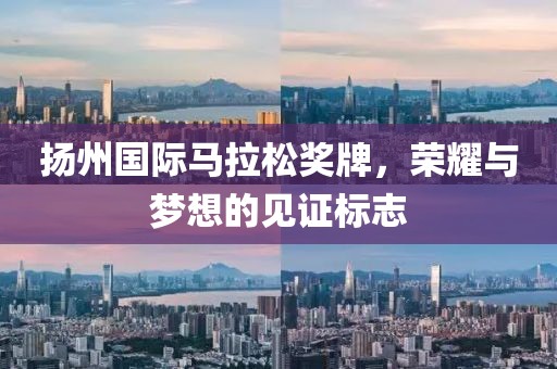 扬州国际马拉松奖牌，荣耀与梦想的见证标志