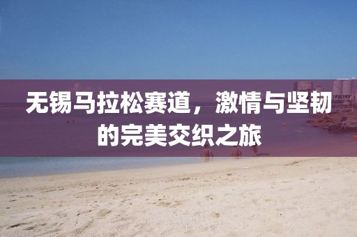 无锡马拉松赛道，激情与坚韧的完美交织之旅