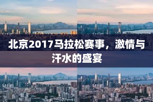 北京2017马拉松赛事，激情与汗水的盛宴