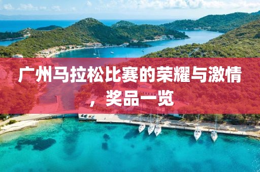 广州马拉松比赛的荣耀与激情，奖品一览
