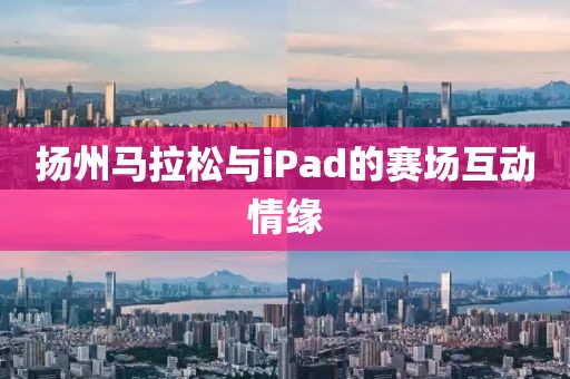 扬州马拉松与iPad的赛场互动情缘