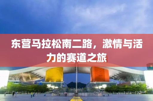 东营马拉松南二路，激情与活力的赛道之旅