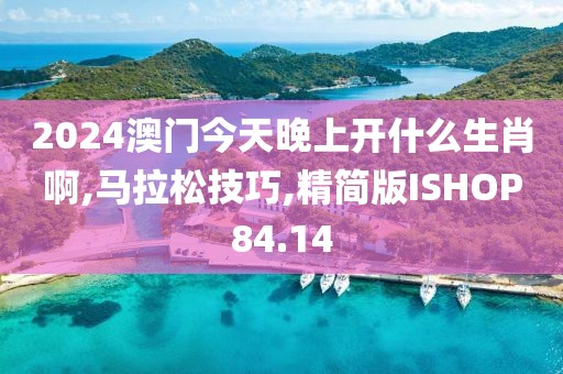 2024澳门今天晚上开什么生肖啊,马拉松技巧,精简版ISHOP84.14