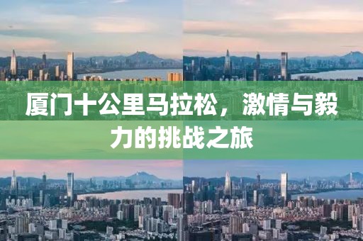厦门十公里马拉松，激情与毅力的挑战之旅