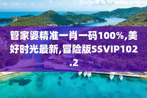 管家婆精准一肖一码100%,美好时光最新,冒险版SSVIP102.2