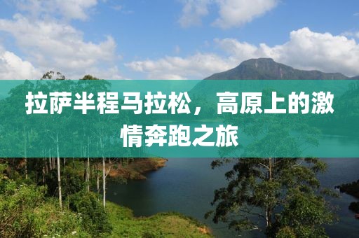 拉萨半程马拉松，高原上的激情奔跑之旅