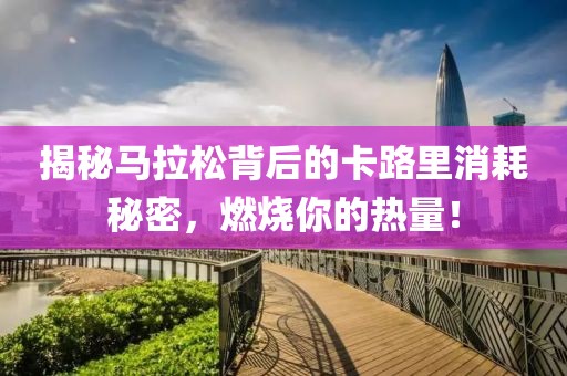 揭秘马拉松背后的卡路里消耗秘密，燃烧你的热量！