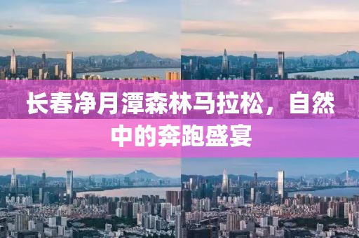 长春净月潭森林马拉松，自然中的奔跑盛宴