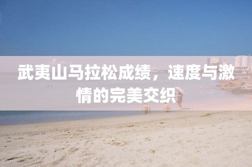 武夷山马拉松成绩，速度与激情的完美交织