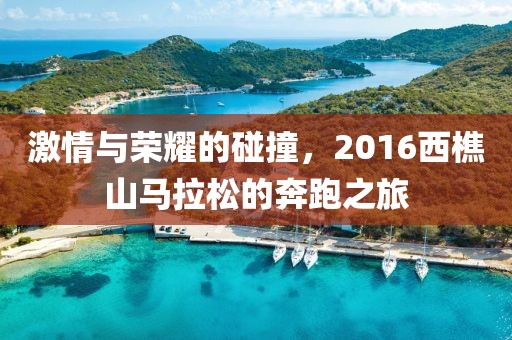 激情与荣耀的碰撞，2016西樵山马拉松的奔跑之旅