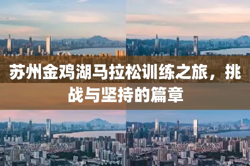 苏州金鸡湖马拉松训练之旅，挑战与坚持的篇章