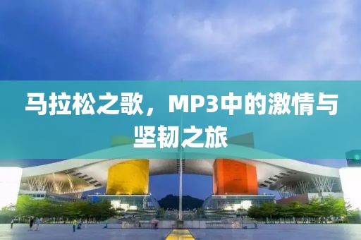 马拉松之歌，MP3中的激情与坚韧之旅