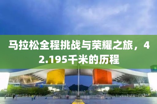 马拉松全程挑战与荣耀之旅，42.195千米的历程