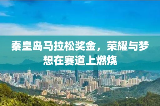 秦皇岛马拉松奖金，荣耀与梦想在赛道上燃烧