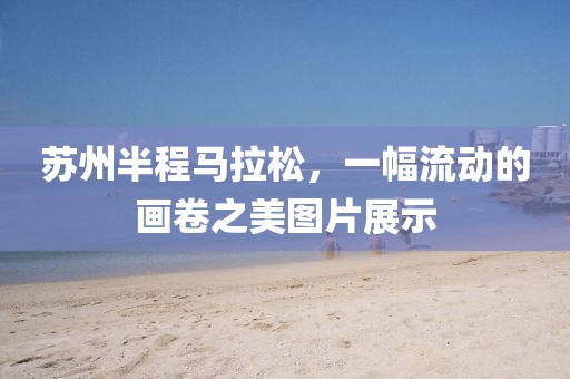 苏州半程马拉松，一幅流动的画卷之美图片展示