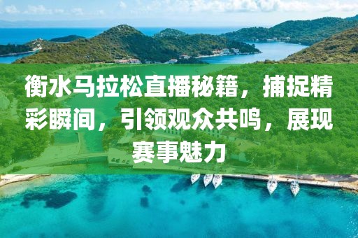 衡水马拉松直播秘籍，捕捉精彩瞬间，引领观众共鸣，展现赛事魅力