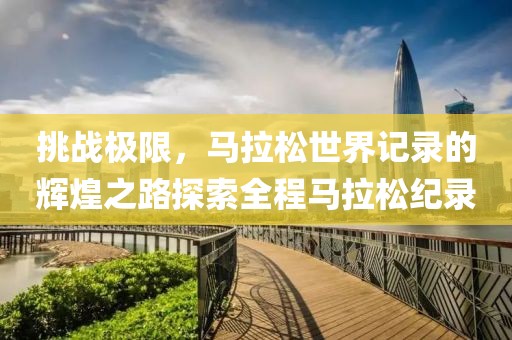 挑战极限，马拉松世界记录的辉煌之路探索全程马拉松纪录