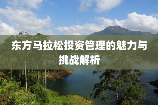 东方马拉松投资管理的魅力与挑战解析