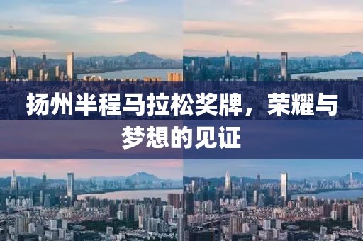 扬州半程马拉松奖牌，荣耀与梦想的见证