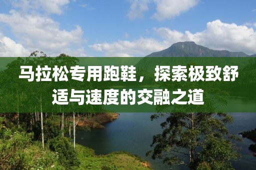 马拉松专用跑鞋，探索极致舒适与速度的交融之道