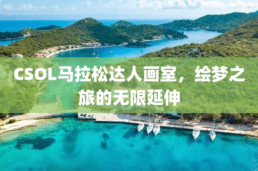 CSOL马拉松达人画室，绘梦之旅的无限延伸
