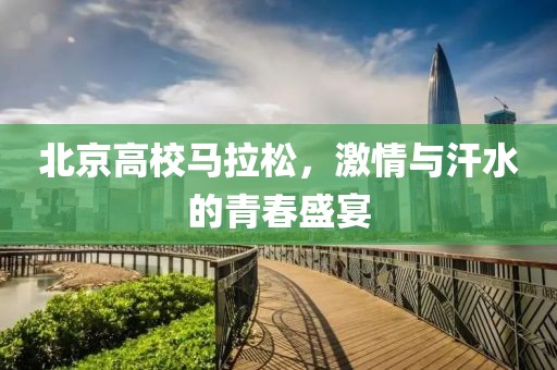 北京高校马拉松，激情与汗水的青春盛宴