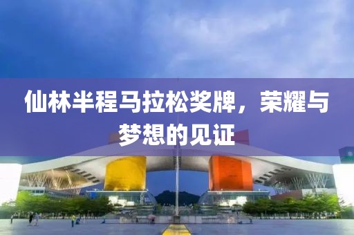 仙林半程马拉松奖牌，荣耀与梦想的见证