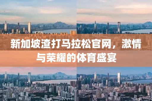新加坡渣打马拉松官网，激情与荣耀的体育盛宴