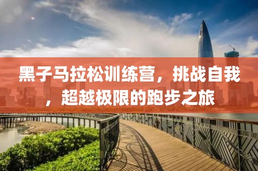 黑子马拉松训练营，挑战自我，超越极限的跑步之旅