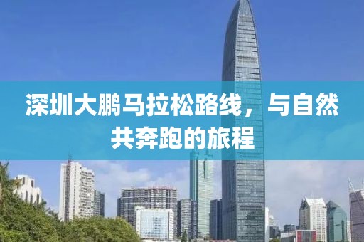 深圳大鹏马拉松路线，与自然共奔跑的旅程