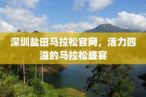 深圳盐田马拉松官网，活力四溢的马拉松盛宴