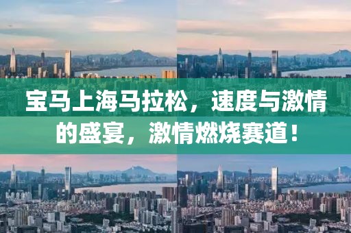 宝马上海马拉松，速度与激情的盛宴，激情燃烧赛道！