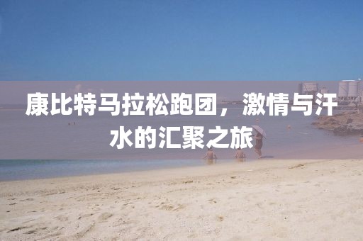 康比特马拉松跑团，激情与汗水的汇聚之旅