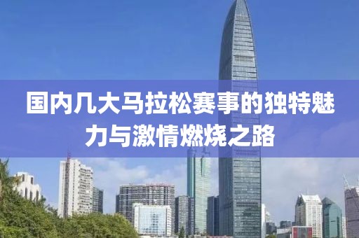 国内几大马拉松赛事的独特魅力与激情燃烧之路